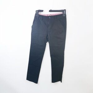Cat & Jack Girls Black Straight Leg Chino Pants Size 12 School Uniform